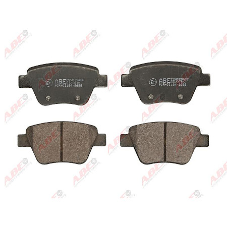 set placute frana disc VW CADDY III kombi 2KB 2KJ 2CB 2CJ Producator ABE C2W029ABE
