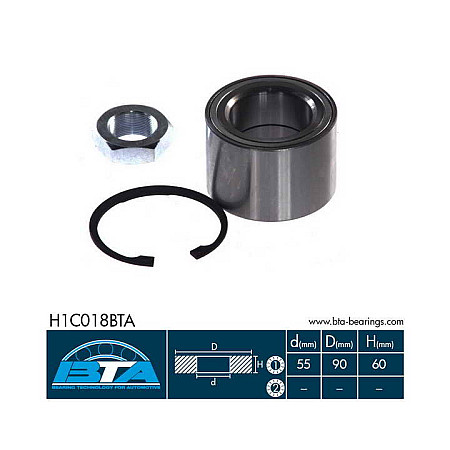 Set rulment roata CITROEN JUMPER nadwozie pene 230L Producator BTA H1C018BTA