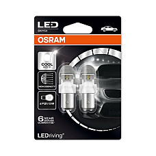 Bec incandescent Bec LED ambalaj blister 2buc LED 12V 2/04W fara aprobarea strazii BAY15D Nici o certificare de aprobare Ledriving Premium alb rece 6000K OSRAM OSR1557CW-02B