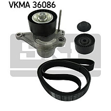 Set curea transmisie cu caneluri RENAULT TRAFIC II nadwozie pene FL Producator SKF VKMA 36086