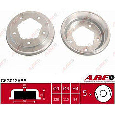 Tambur frana Spate se potriveste. FORD TRANSIT 1.6-2.0-2.5D 11.77-03.00 FORD TRANSIT (V_), Autobuz, 11.1977 - 10.1986 ABE C6G013ABE