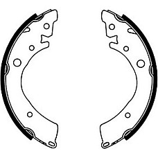 Set saboti frana Sabot frana HONDA ACCORD III CITY IV CIVIC V CIVIC VI CIVIC VII HR-V LOGO 1.3-2.0D 11.85- HONDA LIFE, Hatchback, 09.2001 - 08.2003 ABE C04010ABE