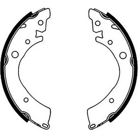 Set saboti frana Sabot frana HONDA ACCORD III CITY IV CIVIC V CIVIC VI CIVIC VII HR-V LOGO 1.3-2.0D 11.85- HONDA CIVIC V (EG), Hatchback, 10.1991 - 11.1995 ABE C04010ABE