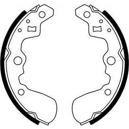 Set saboti frana Sabot frana SUZUKI SWIFT II 1.0-1.3 03.89-12.05 SUZUKI SWIFT II (AH, AJ), Sedan, 03.1989 - 05.2001 ABE C08013ABE