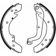 Set saboti frana Sabot frana ALFA ROMEO AR 6 CITROEN C25 FIAT DUCATO TALENTO OPEL ARENA PEUGEOT J5 RENAULT MASTER RENAULT MASTER I (T__), Autobuz, 08.1980 - 07.1998 ABE C0C009ABE