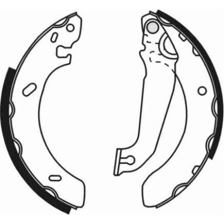 Set saboti frana Sabot frana se potriveste. FORD ESCORT V ESCORT V EXPRESS ESCORT VI ORION III 1.3-2.0 07.90-08.02 FORD ESCORT V (AAL, ABL), Hatchback, 07.1990 - 09.1996 ABE C0G032ABE