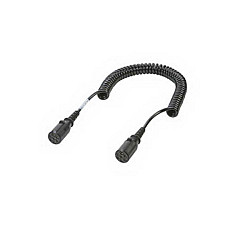 Cablu infasurat Sirma electrica spiralata poliuretan lungime de lucru 3m lungime maxima 45m numar pini: 7 tip stecher: 7 24V N 24V numar cabluri: 1x15+6x1mm JAEGER 611082EJ