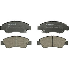 Set placute frana.frana disc Set placute frana Fata HONDA CAPA CITY CITY IV CITY V CIVIC V CIVIC VI CRX III JAZZ HONDA CIVIC V (EG, EH), Sedan, 10.1991 - 01.1996 ABE C14034ABE