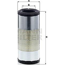 Filtru aer element filtrant CASE IH FARMALL JX QUANTUM FIAT 60-XX NEW HOLLAND T4 POWER STAR T4000 TL TN 8035.05.2 FIAT 66, Tractor, 01.1985 - 12.1999 Mann-Filter C 14 101