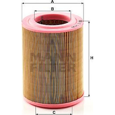 Filtru aer HONDA CIVIC VII CR-V II FR-V STEPWGN STREAM 2.0-2.4 10.00- HONDA STREAM I (RN), Dubita, 05.2001 - Mann-Filter C 1430