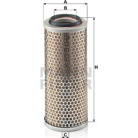 Filtru aer element filtrant MERCEDES T2-L 60 70 700 800 VW ILTIS LT 28-35 I LT 40-55 I TRANSPORTER III FENDT 200 VW LT 40-55 I (291-512), Van, 04.1975 - 06.1996 Mann-Filter C 13 114/4