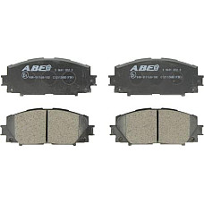 Set placute frana.frana disc Set placute frana Fata GREAT WALL VOLEEX C20R TOYOTA COROLLA PRIUS YARIS 1.0-1.8H 08 TOYOTA VIOS/YARIS II (_P9_), Sedan, 08.2005 - 12.2013 ABE C12113ABE