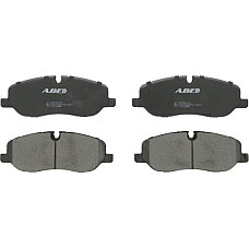 Set placute frana.frana disc Set placute frana Fata LAND ROVER DISCOVERY III DISCOVERY IV RANGE ROVER III RANGE R LAND ROVER RANGE ROVER SPORT (L320), Crossover, 02.2005 - 03.2013 ABE C1I012ABE