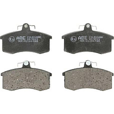 Set placute frana.frana disc Set placute frana Fata JEEP GRAND CHEROKEE IV LADA 110 111 112 KALINA NOVA PRIORA SA LADA KALINA (1117), Turism, 10.2004 - 12.2013 ABE C1L002ABE