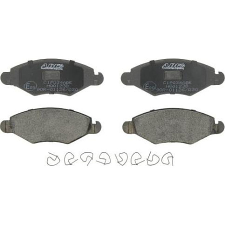 Set placute frana.frana disc Set placute frana Fata PEUGEOT 206 206 1.1-1.9D 09.98- PEUGEOT 206 (2A/C), Hatchback, 08.1998 - 12.2012 ABE C1P034ABE