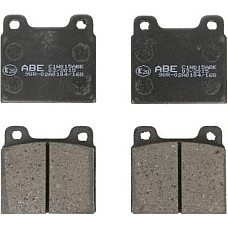 Set placute frana.frana disc Set placute frana Fata ALFA ROMEO SPIDER PORSCHE 911 VW TRANSPORTER II TRANSPORTER I VW TRANSPORTER II, Cadru de sprijin, 08.1968 - 07.1979 ABE C1W015ABE