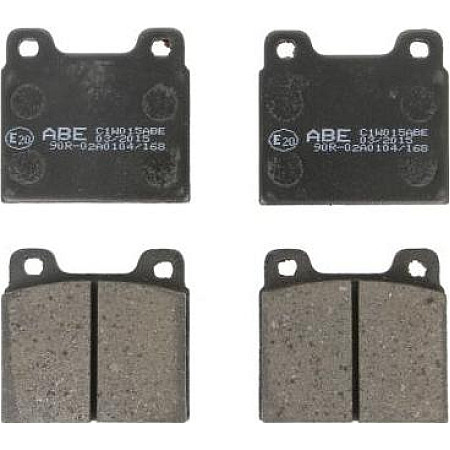 Set placute frana.frana disc Set placute frana Fata ALFA ROMEO SPIDER PORSCHE 911 VW TRANSPORTER II TRANSPORTER I PORSCHE 911, Compartiment, 01.1963 - 11.1990 ABE C1W015ABE