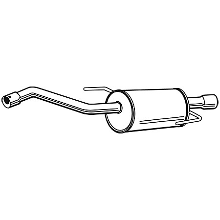 Toba esapament finala NISSAN MICRA III K12 Producator WALKER 23509