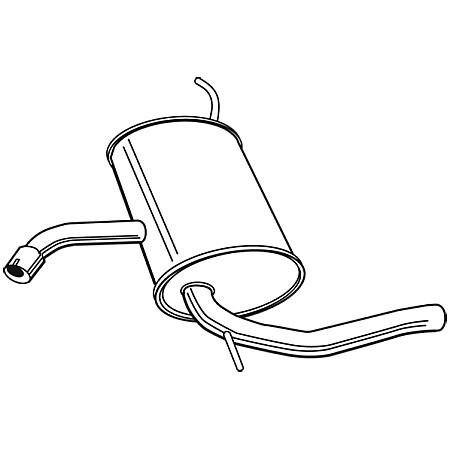 Toba esapament finala Producator WALKER 23261