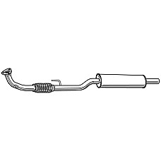 Toba esapament primara VW POLO 9N Producator WALKER 23359
