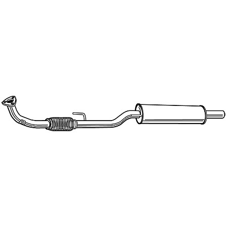 Toba esapament primara VW POLO 9N Producator WALKER 23359