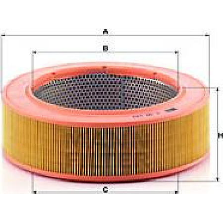 Filtru aer MERCEDES 123 C123 123 T-MODEL S123 123 W123 T1 601 T1 601 611 T1 B601 T1-TN T2-L O 309 GAZ GAZELLE VOL MERCEDES-BENZ T1/TN, Van, 07.1981 - 06.1995 Mann-Filter C 30 122