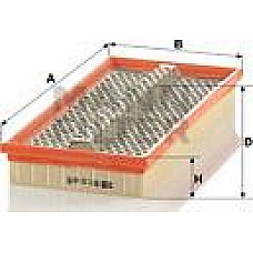 Filtru aer MERCEDES 124 W124 E W124 E W210 S C140 S W140 SL R129 4.2-5.0-6.0 09.89-10.01 MERCEDES-BENZ E-CLASS (W210), Sedan, 06.1995 - 08.2003 Mann-Filter C 33 102