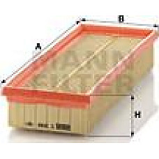 Filtru aer CITROEN BERLINGO BERLINGO MULTISPACE BERLINGO-MINIVAN C2 C3 I C3 II C3 PICASSO C4 C4 GRAND PICASSO I C PEUGEOT 206 (2A/C), Hatchback, 08.1998 - 12.2012 Mann-Filter C 3282