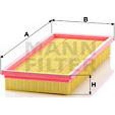 Filtru aer ALFA ROMEO MITO FIAT 500L BRAVO II DOBLO DOBLO CARGO GRANDE PUNTO IDEA PUNTO STILO TIPO LANCIA MUSA YP FIAT 500L II (351_, 352_), Hatchback, 09.2012 - Mann-Filter C 3275