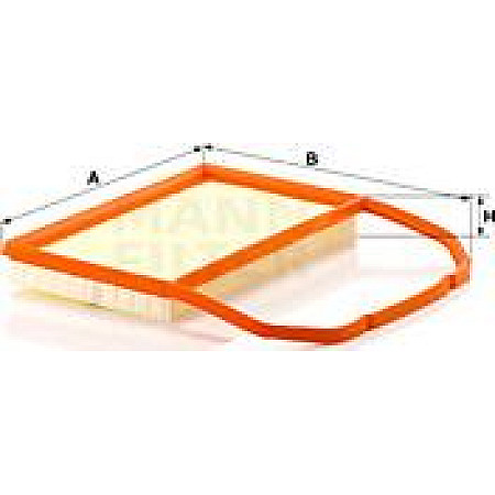 Filtru aer SEAT IBIZA IV IBIZA IV SC IBIZA IV ST MII SKODA CITIGO FABIA III VW LOAD UP POLO POLO V UP! 1.0-1.0CNG VW POLO (AW1, BZ1), Hatchback, 06.2017 - Mann-Filter C 29 015