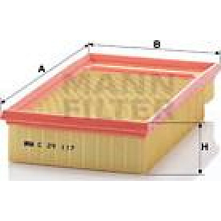 Filtru aer NISSAN PRIMERA 1.9D 08.02- NISSAN PRIMERA (P12), Sedan, 01.2002 - Mann-Filter C 29 117