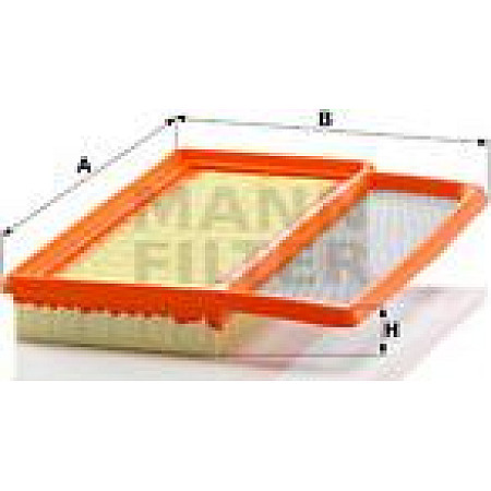 Filtru aer ABARTH 500 / 595 / 695 (312_), Hatchback, 01.2008 - Mann-Filter C 24 006