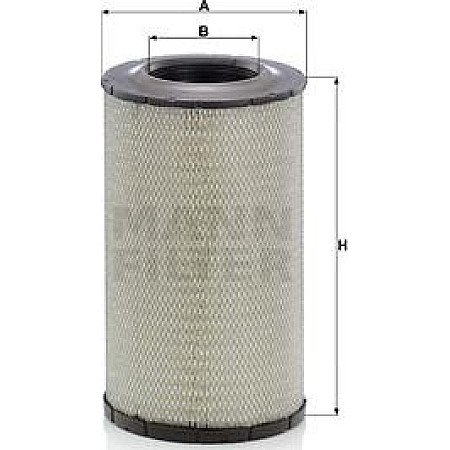 Filtru aer element filtrant NEW HOLLAND TM 675TA-FA-675TA-M2 01.02- NEW HOLLAND TM, Tractor, 09.2000 - 12.2007 Mann-Filter C 25 995