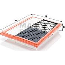 Filtru aer MERCEDES C T-MODEL S203 C T-MODEL S204 C W203 C W204 CLK A209 CLK C209 CLS C219 E T-MODEL S211 E W211 MERCEDES-BENZ M-CLASS (W164), Crossover, 02.2005 - 12.2012 Mann-Filter C 25 004