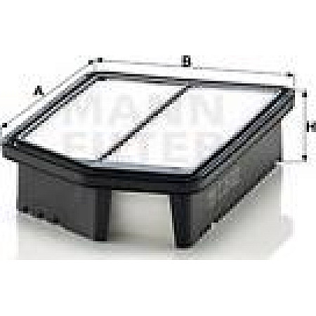 Filtru aer HYUNDAI CRETA ELANTRA V ELANTRA VI I30 KIA CEED CERATO III PRO CEED SPORTAGE III 1.4-2.0ALK 09.10- HYUNDAI ELANTRA (JK), Compartiment, 09.2012 - Mann-Filter C 26 022