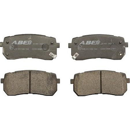 Set placute frana.frana disc Set placute frana Spate HYUNDAI H-1 CARGO H-1 TRAVEL IX55 KIA CARNIVAL II CARNIVAL I KIA CARNIVAL II (GQ), Dubita, 01.1999 - 09.2007 ABE C20310ABE