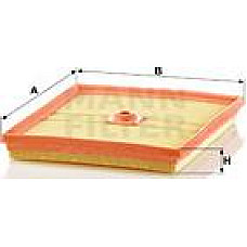 Filtru aer AUDI A1 A1 CITY CARVER A3 Q2 SEAT ARONA ATECA IBIZA IV IBIZA IV SC IBIZA IV ST IBIZA V LEON LEON SC LE SEAT LEON ST (5F8), Turism, 09.2012 - Mann-Filter C 22 035