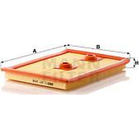 Filtru aer AUDI A1 A3 Q2 Q3 SEAT ALHAMBRA ATECA IBIZA IV IBIZA IV SC IBIZA IV ST LEON LEON SC LEON SPORTSTOURER L AUDI Q3 (8UB, 8UG), Crossover, 06.2011 - 10.2018 Mann-Filter C 27 009