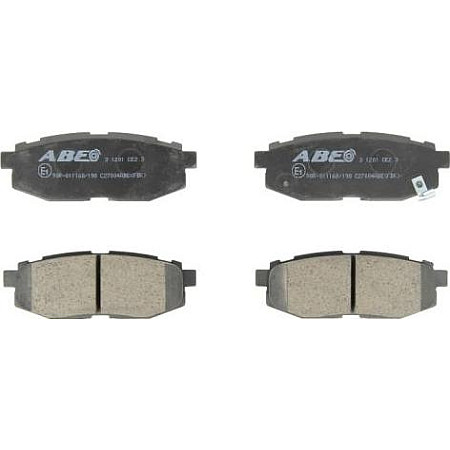 Set placute frana.frana disc Set placute frana Spate se potriveste. SUBARU BRZ FORESTER IMPREZA LEGACY V OUTBACK TRIBECA 1.6-3. SUBARU LEGACY V (BM), Sedan, 05.2009 - ABE C27004ABE