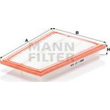 Filtru aer MERCEDES C T-MODEL S203 C T-MODEL S204 C W203 C W204 CLK A209 CLK C209 CLS C219 E T-MODEL S211 E W211 MERCEDES-BENZ E-CLASS (W212), Sedan, 01.2009 - 12.2016 Mann-Filter C 27 006