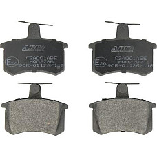 Set placute frana.frana disc Set placute frana Spate ALFA ROMEO 164 33 AUDI 100 C2 100 C3 100 C4 200 C2 200 C3 80 AUDI 80 V (8C2, B4), Sedan, 09.1991 - 07.1995 ABE C2A001ABE