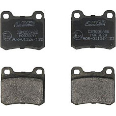 Set placute frana.frana disc Set placute frana Spate MERCEDES 124 C124 190 W201 1.8-2.6 10.82-08.93 MERCEDES-BENZ 190 (W201), Sedan, 10.1982 - 08.1993 ABE C2M000ABE