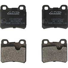 Set placute frana.frana disc Set placute frana Spate OPEL ASTRA F ASTRA F CLASSIC CALIBRA A KADETT E VECTRA A SAA SAAB 900 II, Sabrioleta, 09.1993 - 04.1999 ABE C2X003ABE