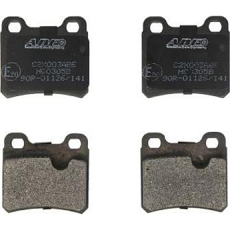 Set placute frana.frana disc Set placute frana Spate OPEL ASTRA F ASTRA F CLASSIC CALIBRA A KADETT E VECTRA A SAA SAAB 900 II, Sabrioleta, 09.1993 - 04.1999 ABE C2X003ABE