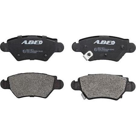 Set placute frana.frana disc Set placute frana Spate CHEVROLET CORSA OPEL ASTRA F ASTRA F CLASSIC ASTRA G ZAFIRA OPEL ASTRA F CLASSIC (T92), Turism, 01.1998 - 01.2005 ABE C2X010ABE