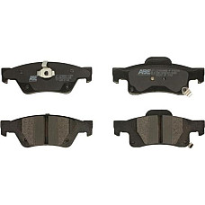 Set placute frana.frana disc Set placute frana Spate DODGE DURANGO JEEP GRAND CHEROKEE IV 3.0-6.4 11.10- ABE C2Y026ABE-P