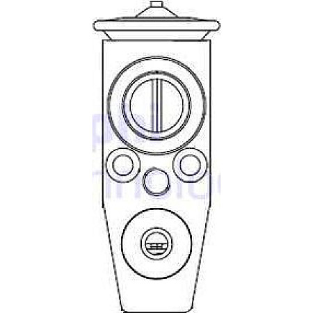 Supapa expansiune. clima Air conditioning valve FORD TOURNEO CONNECT V408 NADWOZIE WIELKO TRANSIT TRANSIT CONNECT TRANSIT FORD TRANSIT CONNECT V408 (PU2), Box/MPV, 02.2013 - Delphi CB1011V