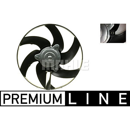 Ventilator, radiator PEUGEOT PARTNER (5_, G_), Box/MPV, 06.1996 - MAHLE CFF 281 000P