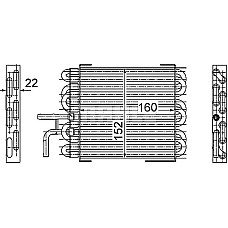 Racitor combustibil Radiator motor MERCEDES C CL203 C W203 C T-MODEL S203 CLK C209 2.2D-2.7D MERCEDES-BENZ C-CLASS (CL203), Compartiment, 03.2001 - 06.2011 MAHLE CK 10 000P