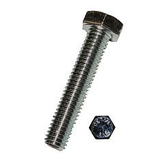 Surub Opak. 100 szt. Sruba stalowa z lbem 6-kt DIN 933 8.8 ocynk M4x40 DRESSELHAUS 0222/001/74 4X40